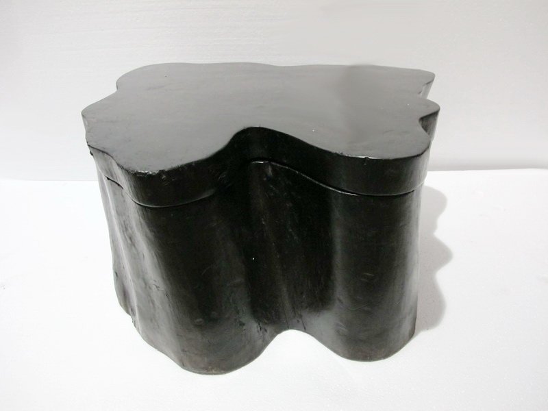 Arts et Matieres, France wood trunk coffee table: Arts et Matieres, France wood trunk coffee table. 15" H x 29 1/4” W x 31” D. Shipping in USA is $ 110.00. International bidders ask for shipping before bid.