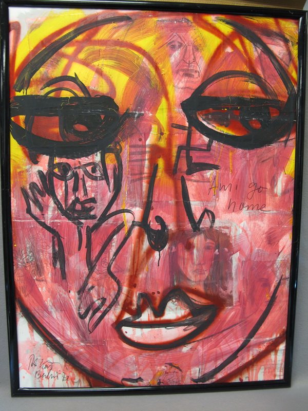 Peter Robert KEIL (1942-?) painting: Peter Robert KEIL (1942-?)acrylic painting, signed. 50" H x 37 3/4” W framed. Shipping in USA is $ 185.00. International bidders ask for shipping before bid.