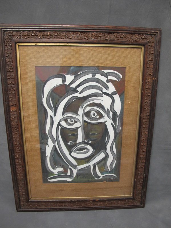 Peter Robert KEIL (1942) painting: Peter Robert KEIL (1942) painting , signed. 30 1/4” H x 23” W framed. Shipping in USA is $ 110.00. International bidders ask for shipping before bid.