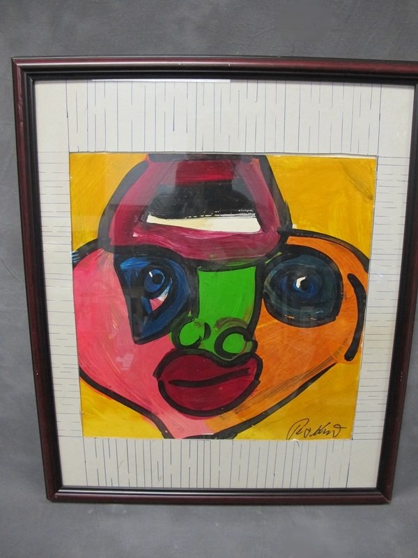 Peter Robert KEIL (1942) painting: Peter Robert KEIL (1942) painting , signed. 26” H x 22” W framed. Shipping in USA is $ 100.00. International bidders ask for shipping before bid.