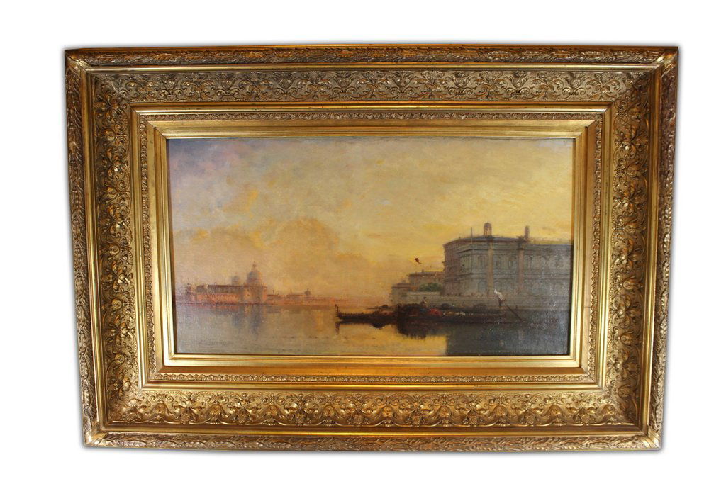 Félix ZIEM (1821-1911) oil on canvas painting: Félix ZIEM (1821-1911) oil on canvas painting, signed. 25” H x 35 3/4” W. Shipping in USA is $ 80.00. International bidders ask for shipping before bid.