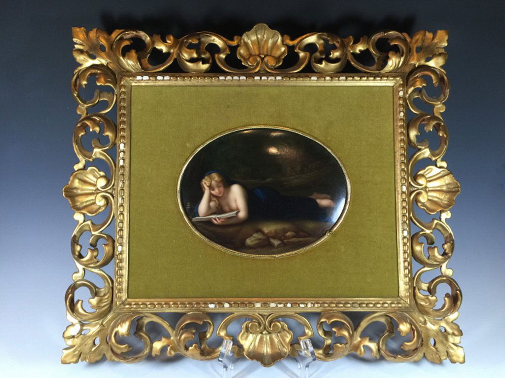 Antique European porcelain plaque (1 of 6)