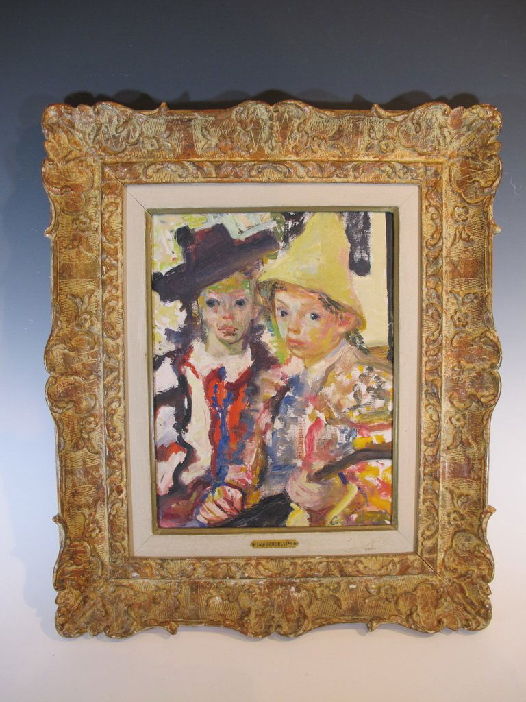 Luigi CORBELLINI (1901-1968) oil on canvas painting (1 of 5)