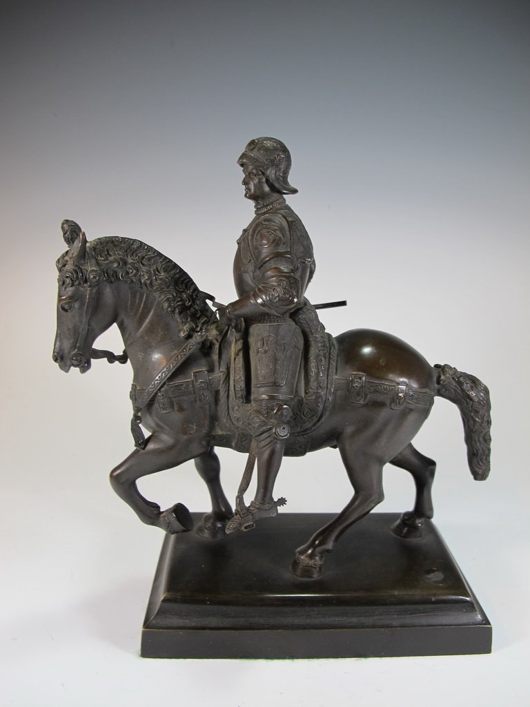 Antique French soldier bronze statue (1 of 10)