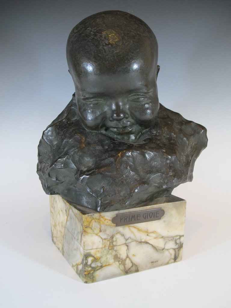 Pietro CECCARELLI (1888-?) bronze bust (1 of 7)