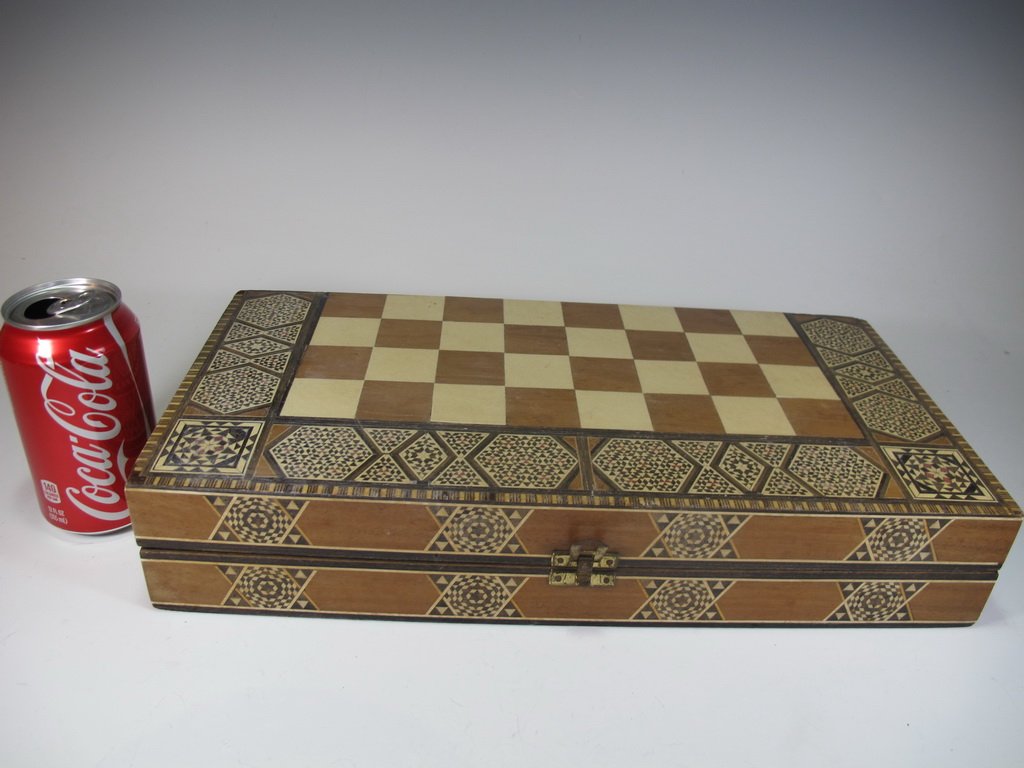 Moroccan inlaid chess game (1 of 9)