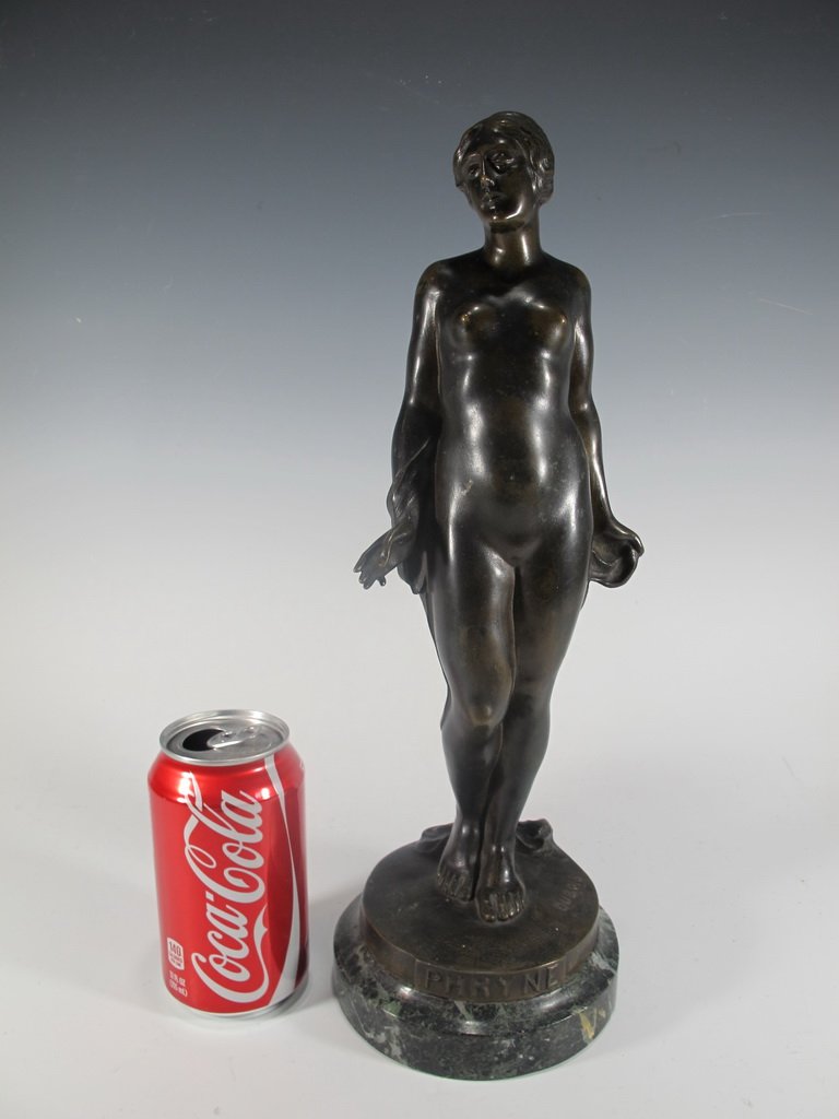 Antique French bronze statue, DUBOIS (1 of 8)