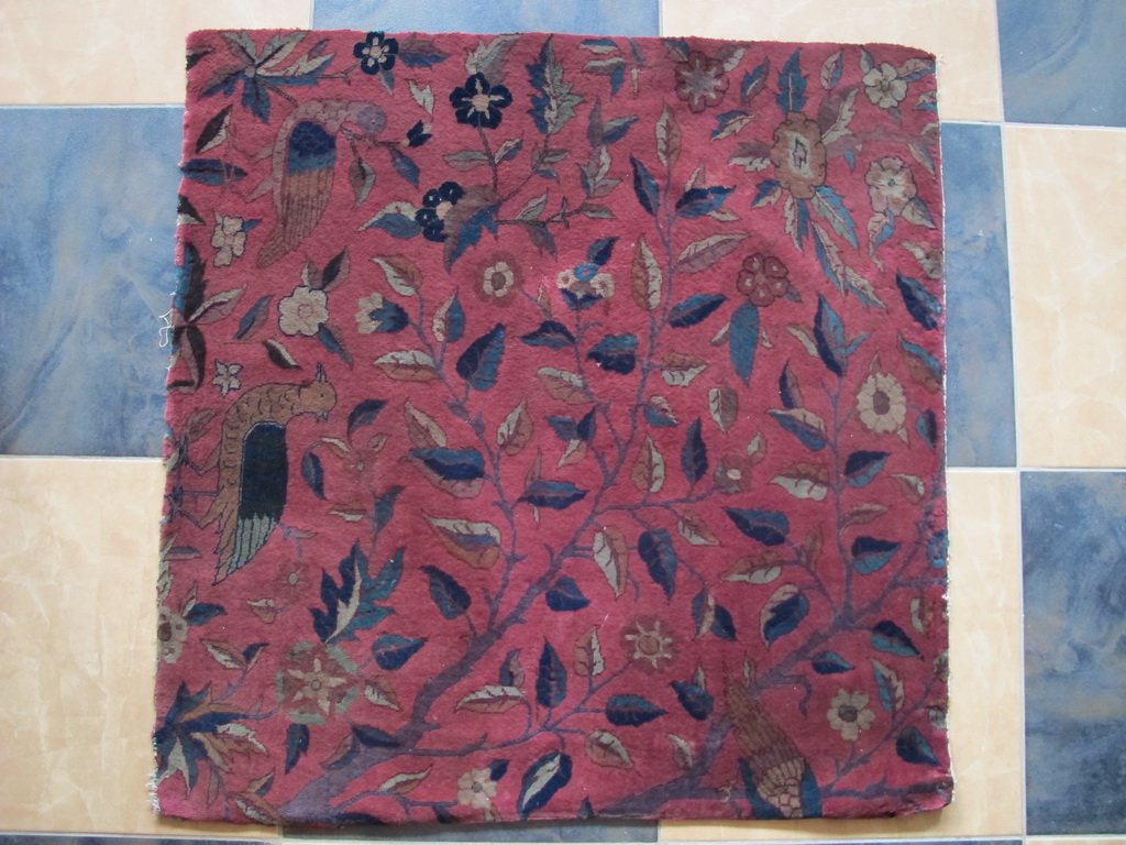 18th C Persian rug portion (1 of 4)