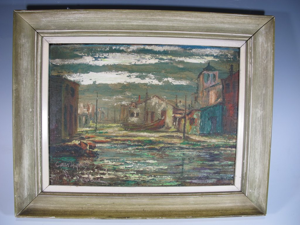 Hector MOLN (1935) Cuban Artist painting: Hector MOLN (1935) Cuban Artist painting. No Certificate. 14 1/2” H x 18” W including frame. Shipping in USA is $ 45.00. International bidders ask for shipping before bid.