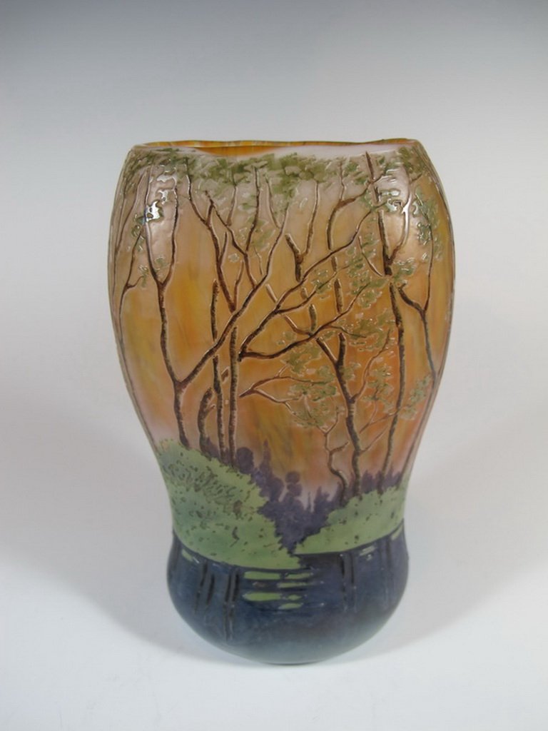 Antique French Legras glass vase (1 of 8)