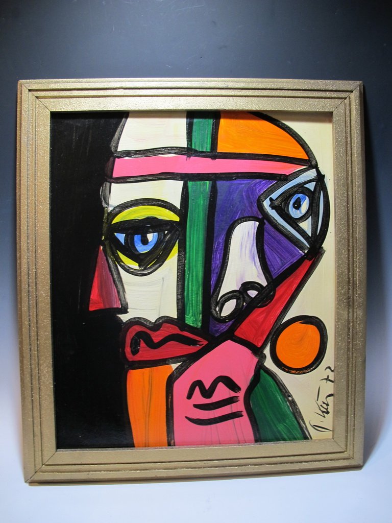 Peter Robert KEIL (1942) German artist painting: Peter Robert KEIL (1942) German artist painting. 26” H x 22 5/8” W. Shipping in USA is $ 60.00. International bidders ask for shipping before bid.