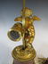Antique bronze clock ormolu lamp base - 5