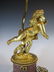 Antique bronze clock ormolu lamp base - 7