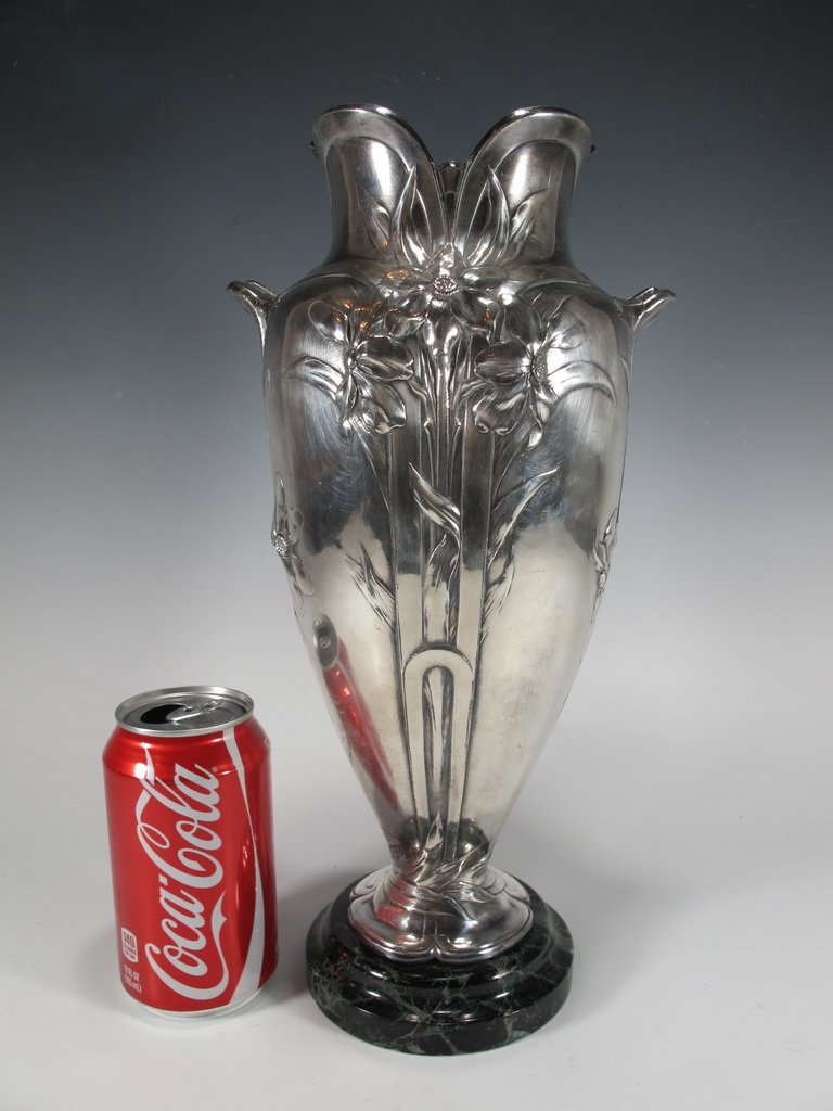 Antique French Cristofle Gallia silverplated vase (1 of 8)