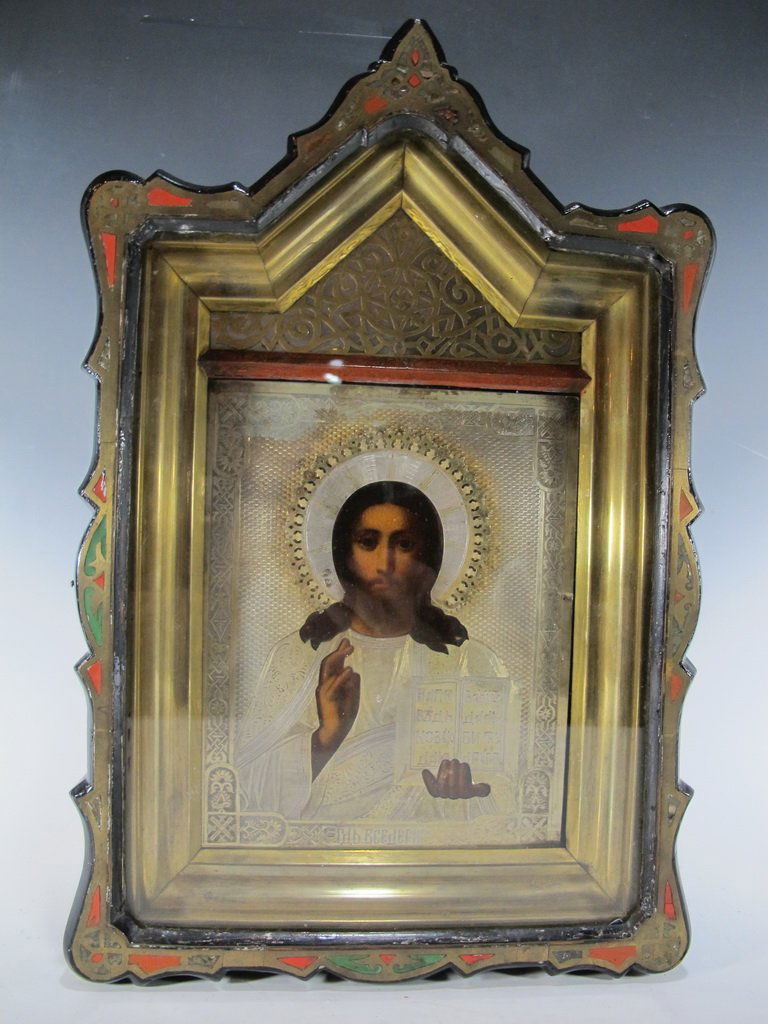 18th/19th Russian silver icon (1 of 9)