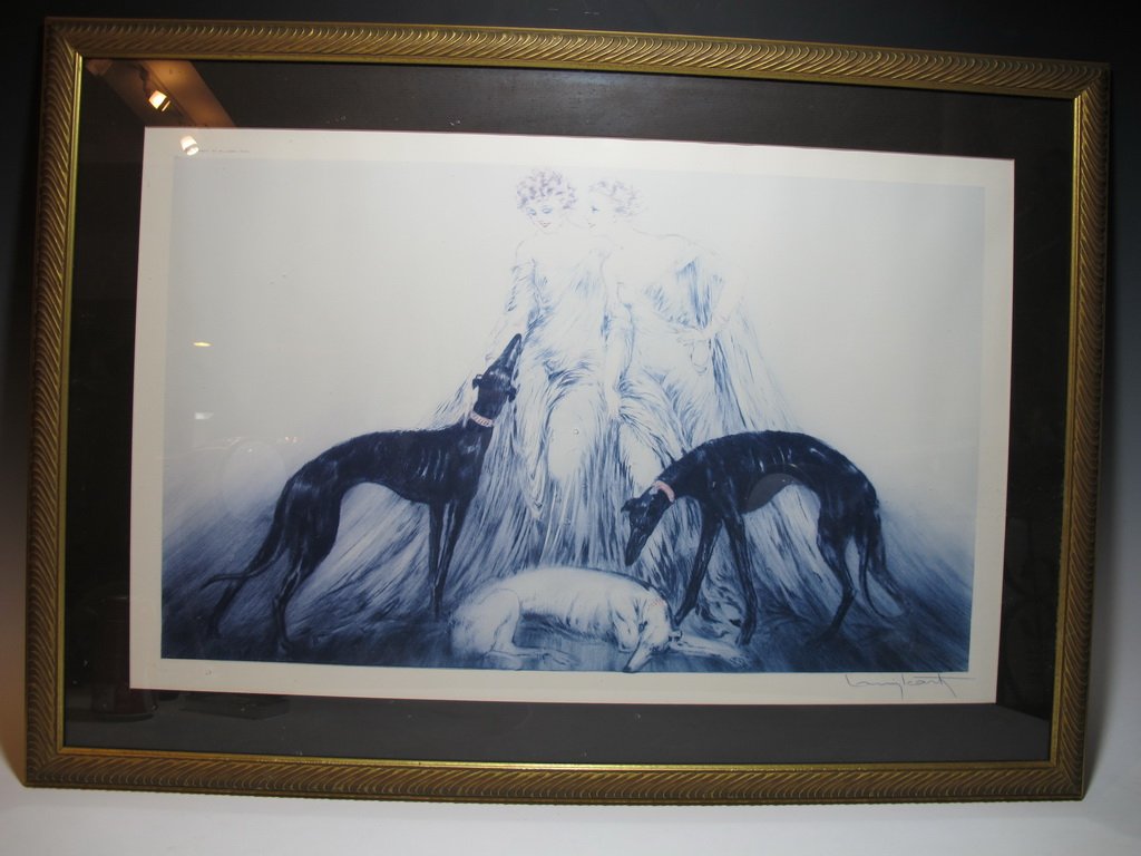 Louis ICART (1888-1950) Art Deco print (1 of 6)