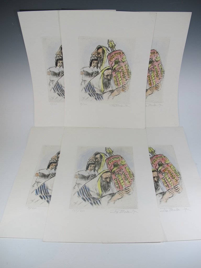 Ira MOSKOWITZ (1912-2001) American Jewish artist (1 of 9)