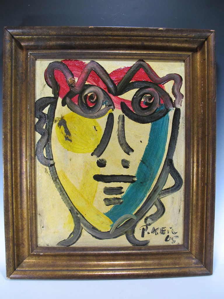 Peter Robert KEIL (1942) German artist painting: Peter Robert KEIL (1942) German artist painting. 24 5/8” H x 20 5/8” W frame included. Shipping in USA is $ 50.00. International bidders ask for shipping before bid.
