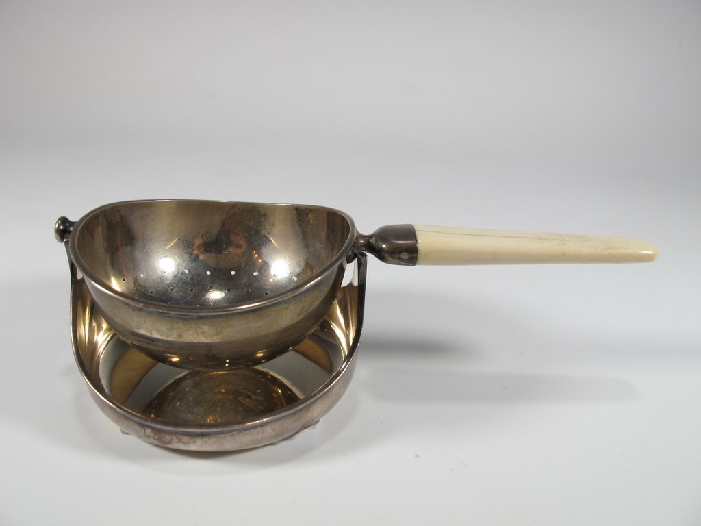 Cohr Danish sterling tea strainer (1 of 5)