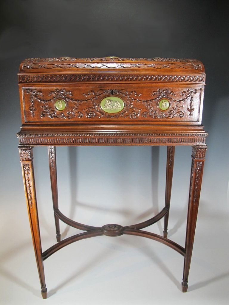 Superb Antique Edwardian sewing table