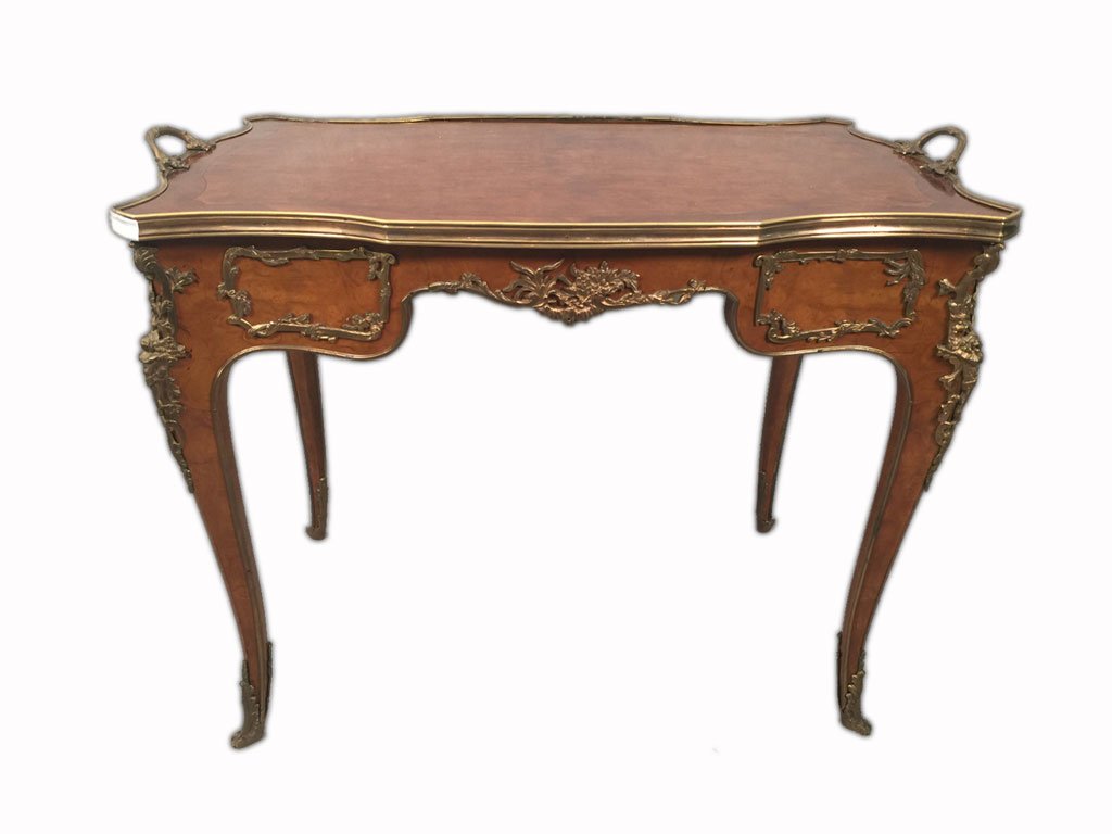 F. Linke style French ormolu service table (1 of 10)