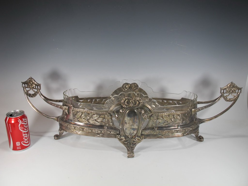 Art Nouveau WMF style silver-plated centerpiece (1 of 6)