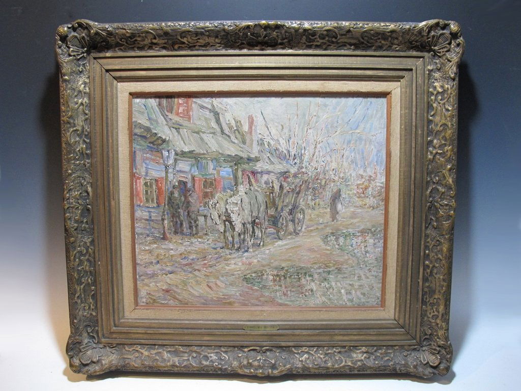 Rafal MANDELZWEIG (1908-1956) Polish artist painting (1 of 5)