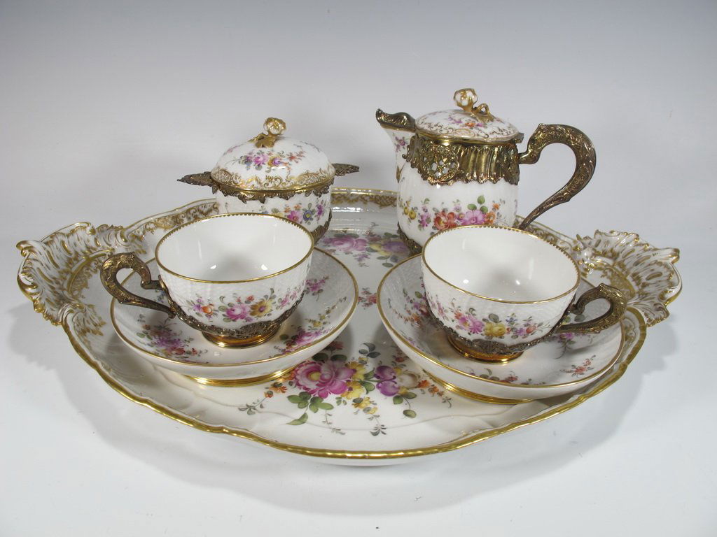 Maillard Freres & Vazou silver with a KPM porcelain set (1 of 9)