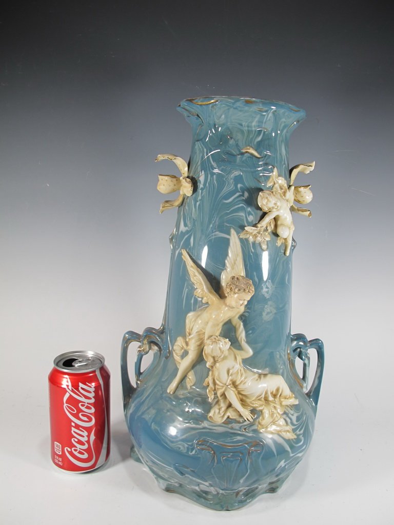 Royal Dux style antique porcelain vase (1 of 7)