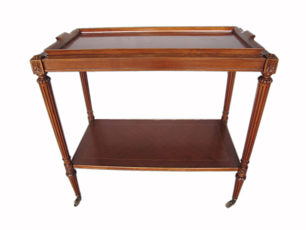 French Louis XVI style buffet table on wheels (1 of 5)