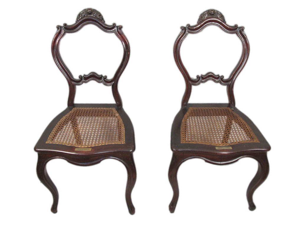 Mariquita Sanchez de Thompson antique pair of chairs (1 of 9)