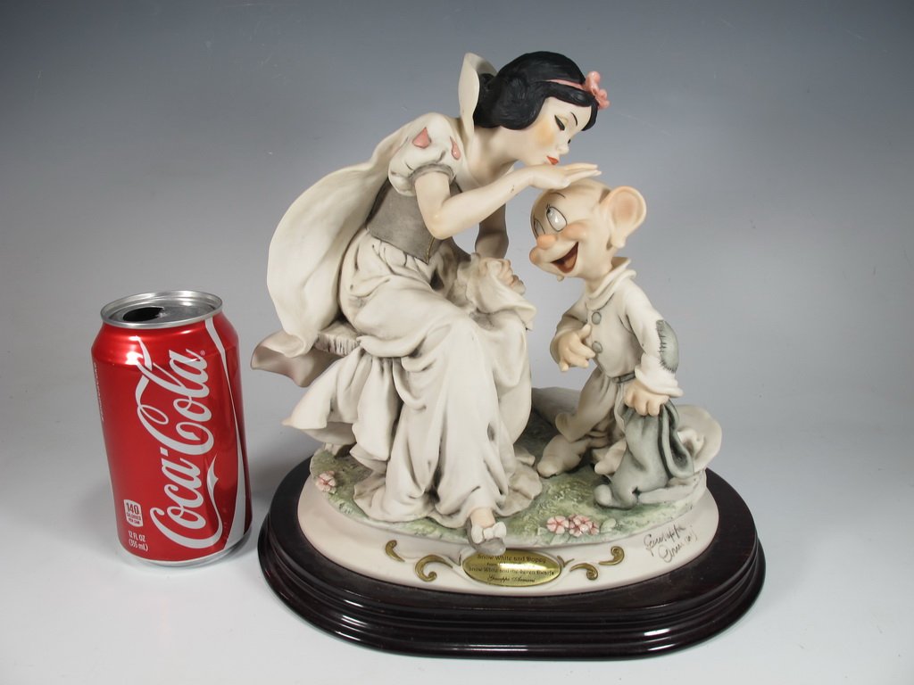Snow White & Dopey, Giuseppe Armani 2000 Disney DAMAGED (1 of 6)