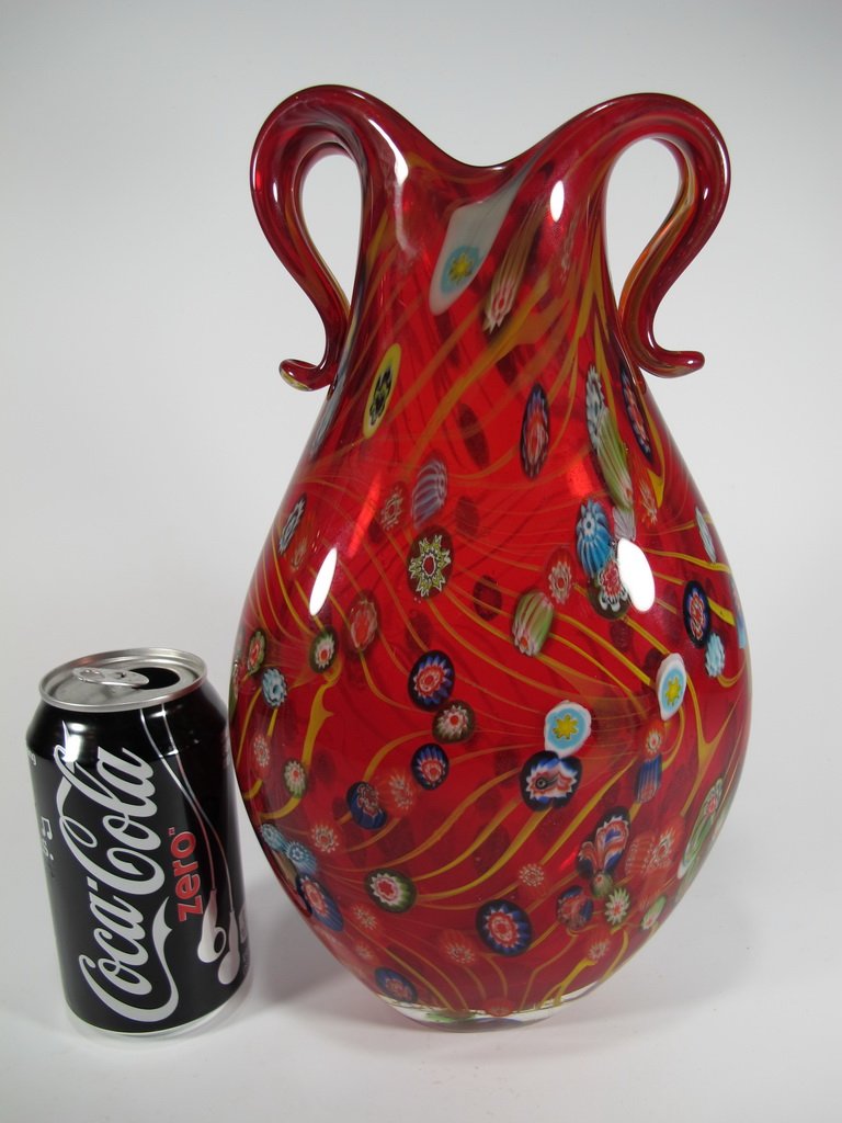 Vintage Italian murano glass vase (1 of 6)