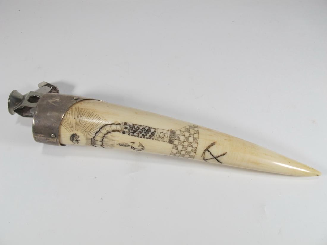 Rare Masonic sterling 925 cigar cutter, circa 1900 (1 of 7)