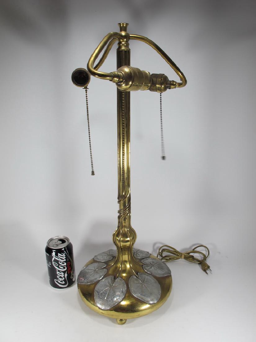 Bradley & Hubbard antique bronze table lamp base (1 of 7)