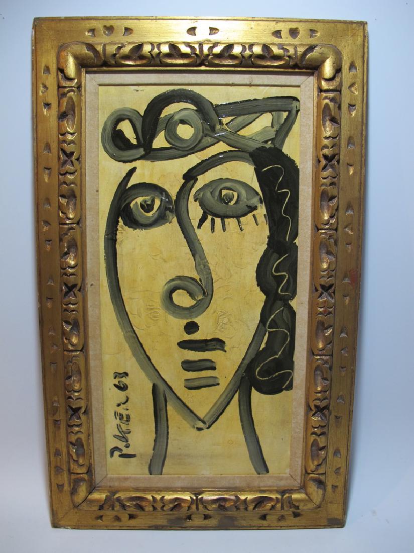 Peter Robert KEIL (1942) German artist painting: Peter Robert KEIL (1942) German artist oil on canvas painting. 30 7/8” H x 18 7/8” W including frame, 24” H x 12” W without frame. Shipping in USA is $ 65.00. International bidders ask for shi