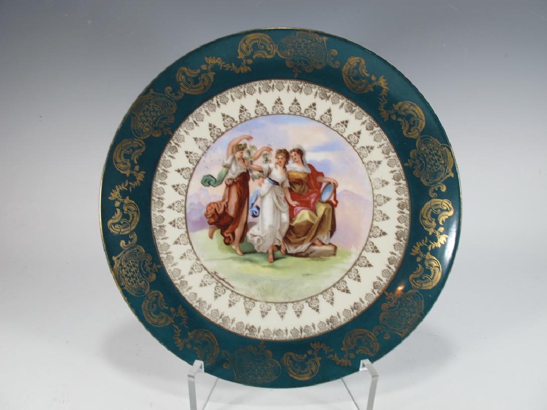 Old Vienna, Austria porcelain plate (1 of 6)