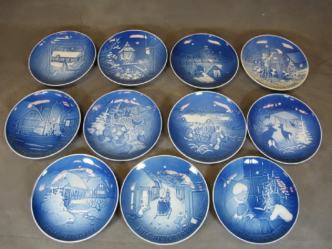 Antique set of 11 Royal Copenhagen plates (1 of 10)