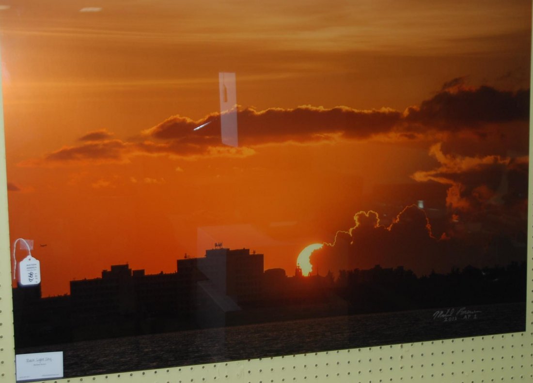 Mounted Photo "Backlight Sky" SLR Michael Brown 2013: 30" x 45"