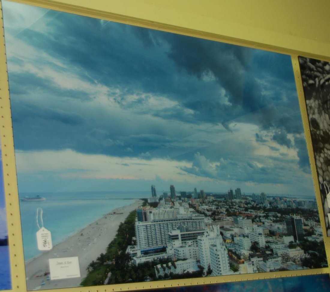 Mounted Photo "Shades of Blue" SLR Michael Brown 2013: 30" X 45"