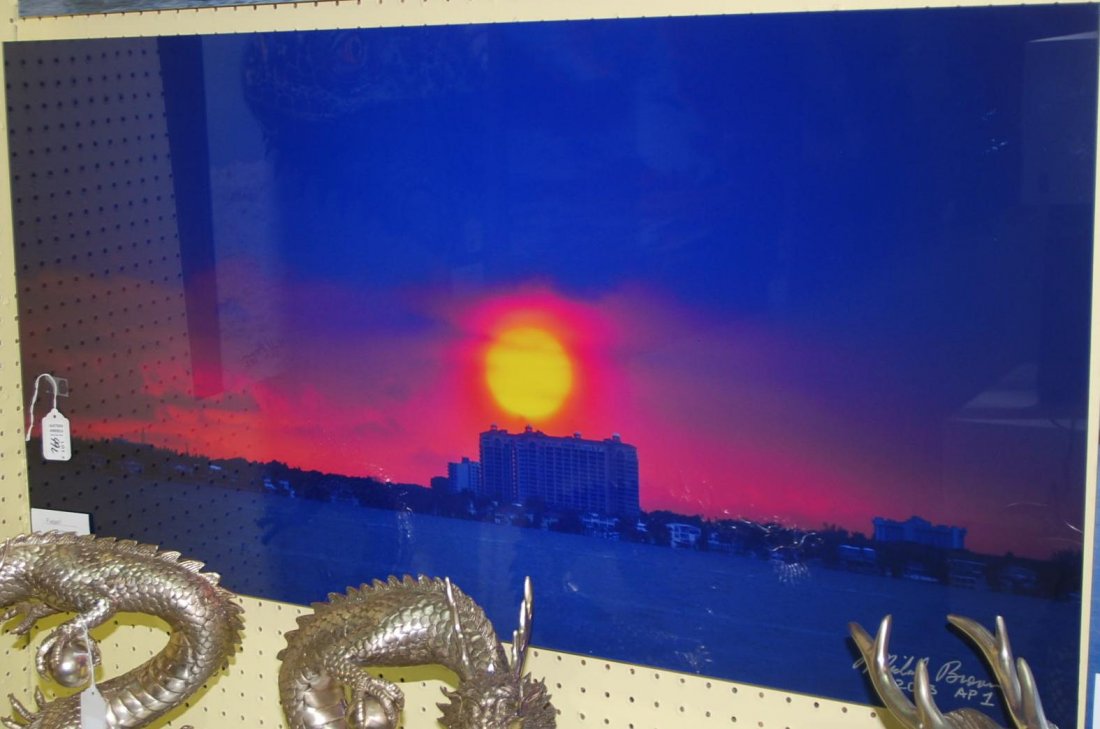 Mounted Photo "Fireball" Michael Brown 2013 AP1: 22" X 45"