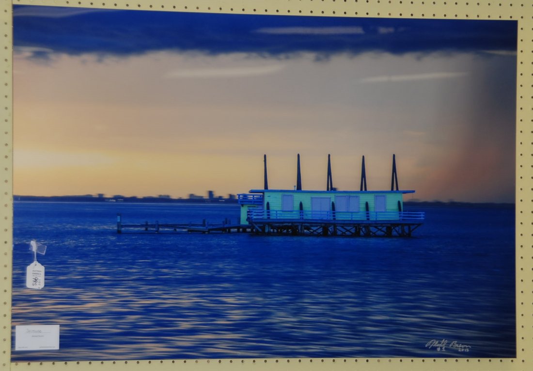 Mounted Photo "Stiltsville" SLR Michael Brown 2013 #1: 29" x 44"