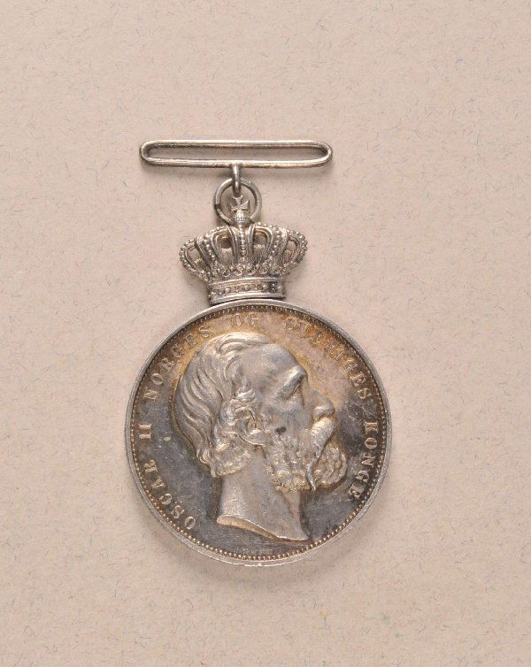 Sweden - Medal for Heroic Deeds (Lifesaving), 1. model  (1 of 2)