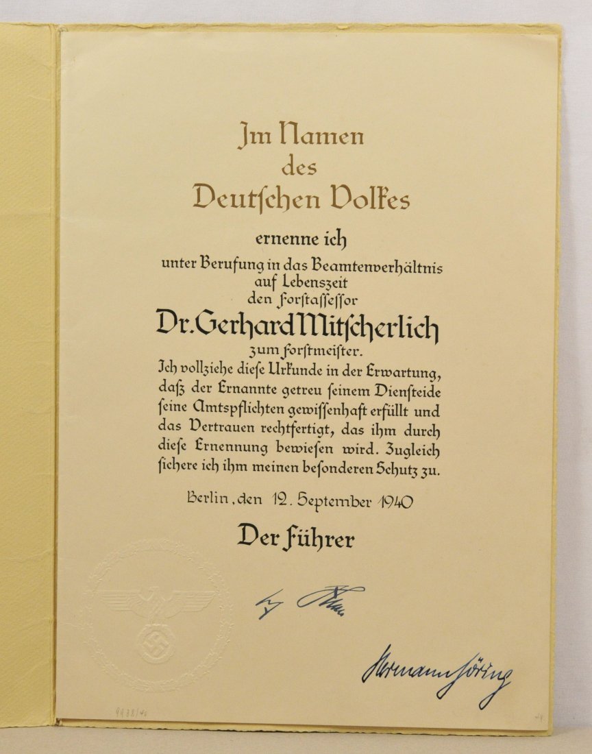 Autographs - Göring, Hermann. (1 of 1)