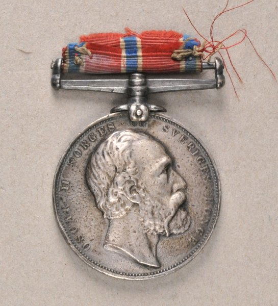 Norway Medal for valor (lifesaving), 1st model (king (1 of 2)