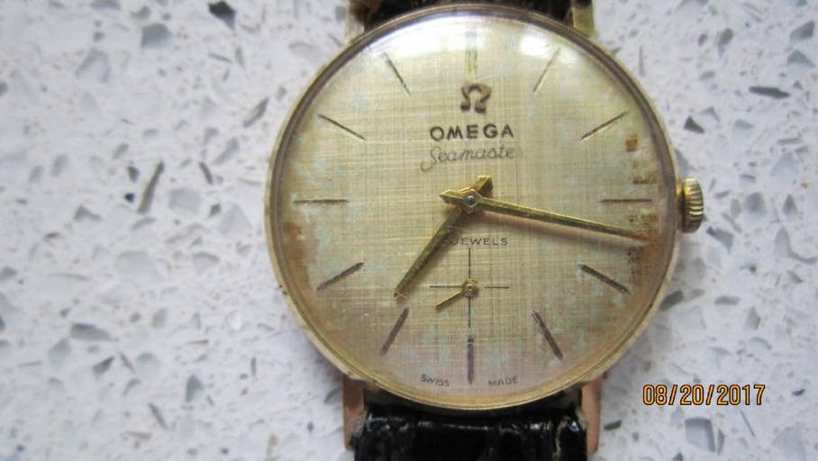 18k Omega 17 Jewel Swiss Made Watch (works) With