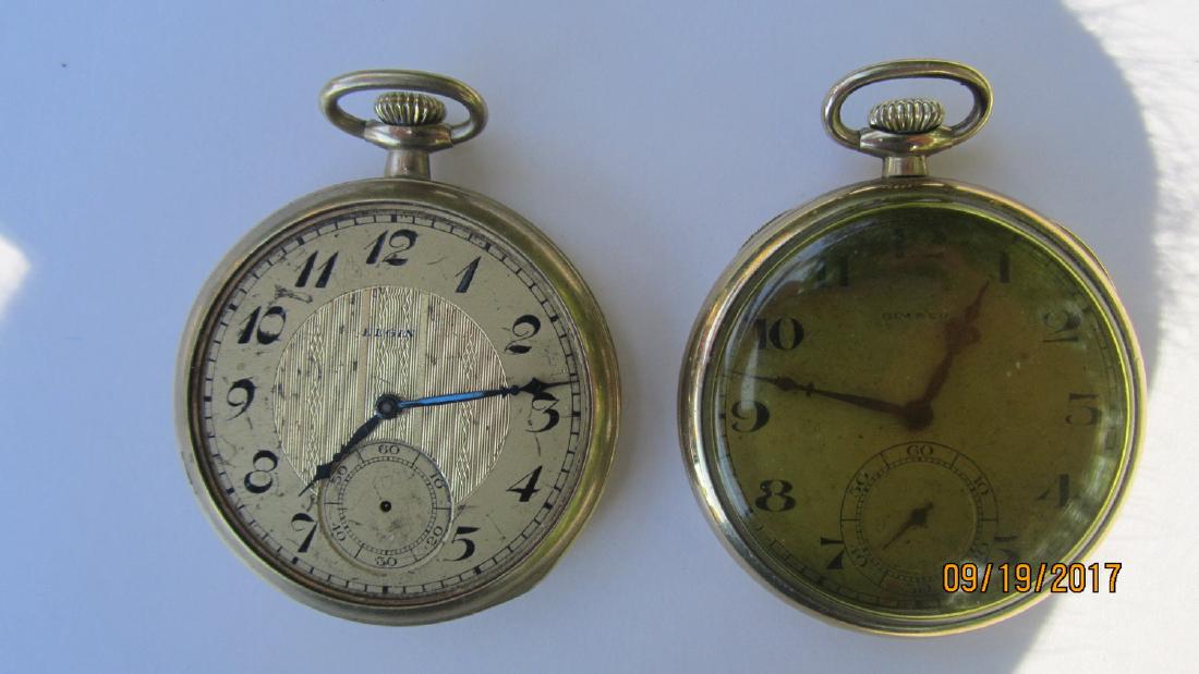 2 POCKET WATCHES WITH 25 YEAR CASES - GOLD - ELGIN AND (1 of 2)