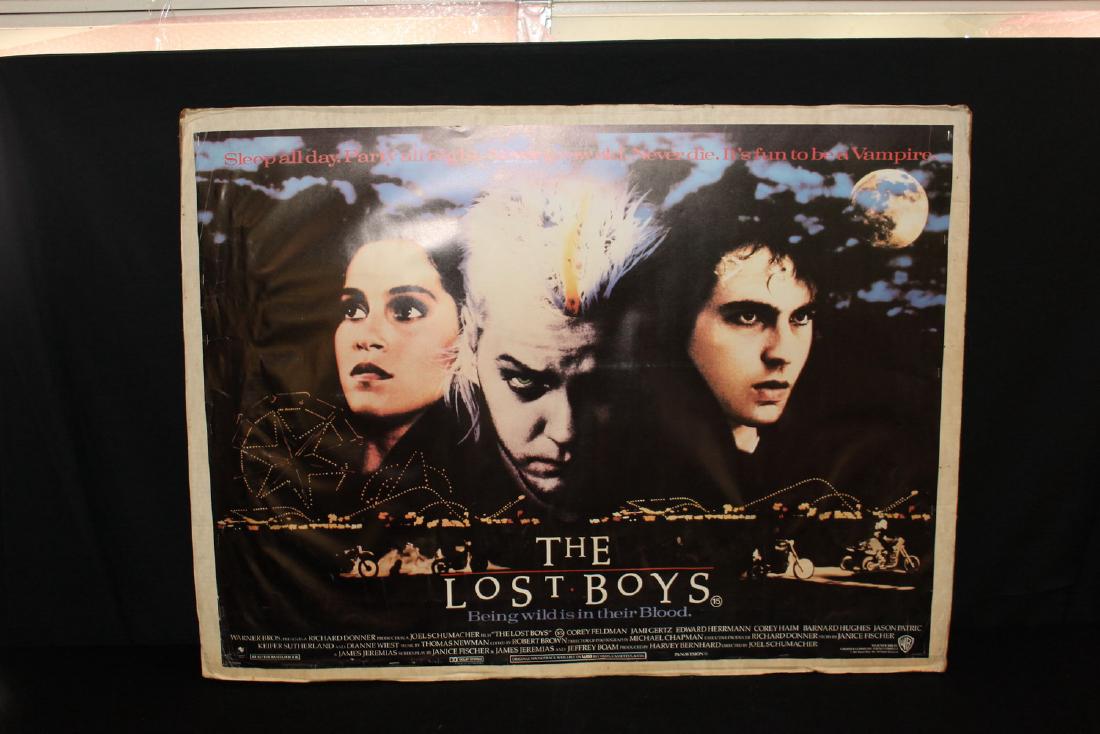 LOST BOYS ONE SHEET RARE 1987 FINE 39.5 X 29 (1 of 2)