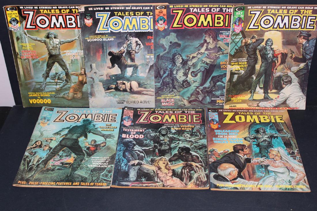 7 ISSUES TALES OF THE ZOMBIE - #1, 2, 5, 6, 7, 8, 9, 10 (1 of 5)