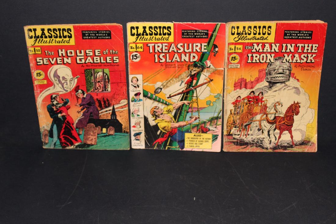 3 ISSUES OF CLASSICS ILLUSTRATED ONE 1948 AND TWO 1949 (1 of 5)